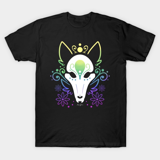 Skullhound (Cold) T-Shirt by GhastlyRune